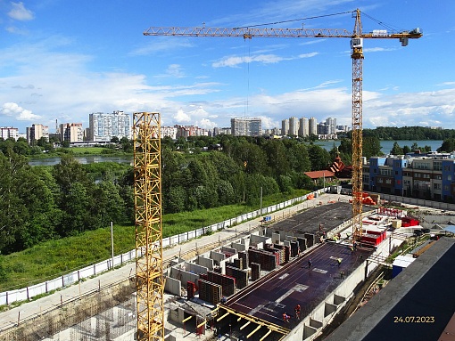 БФА В ОЗЕРКАХ, вид в сторону озера